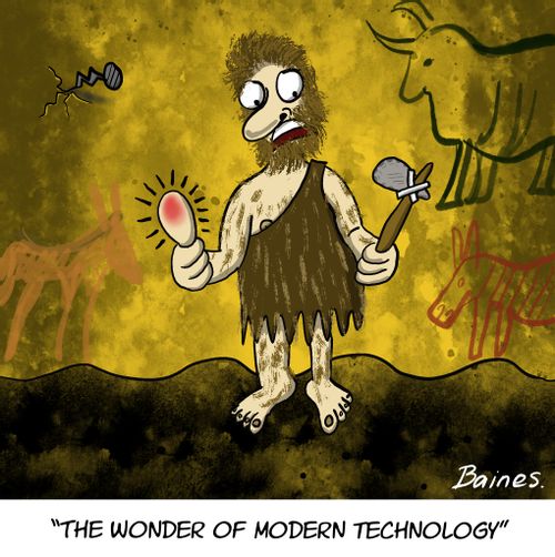 The wonder of modern technology