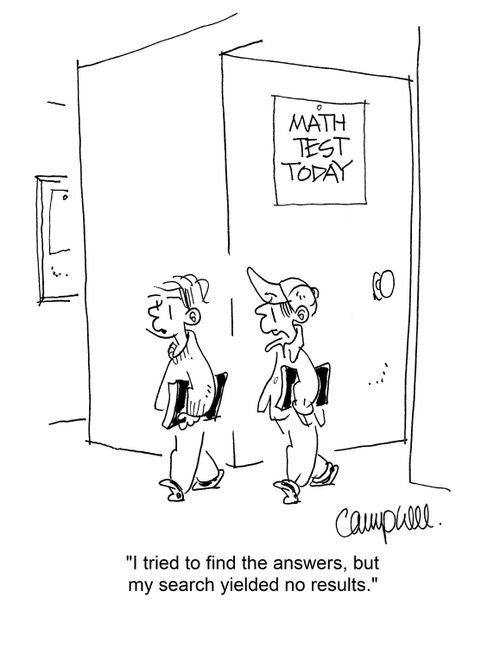 "I tried to find the answers, but my search yielded no results."