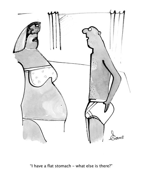 "I have a flat stomach - what else is there?"