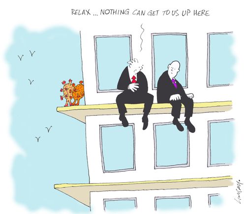 Relax... nothing can get us up here.