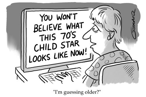"I'm guessing older?"
