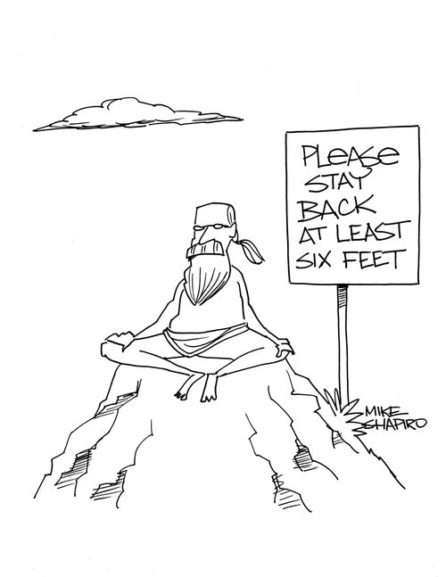 Please Stay Back At Least Six Feet