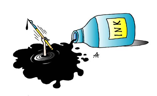 Spilled Ink
