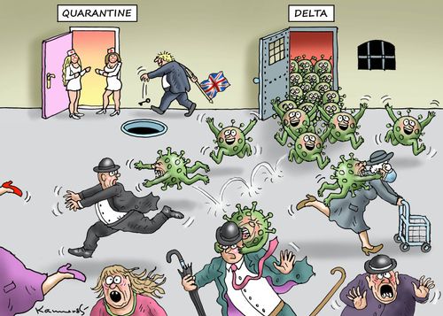 Johnson allows the Delta variant to run wild in Britain