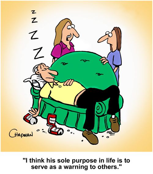 "I think his sole purpose in life is to serve as a warning to others."