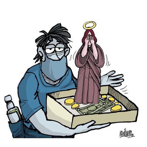 Fake Beggar