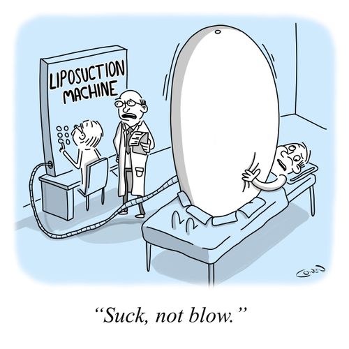 "Suck, not blow."