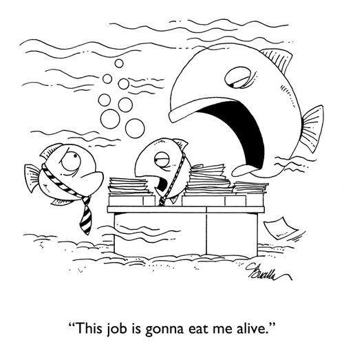 "This job is gonna eat me alive."