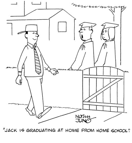 "Jack is graduating at home from home school."
