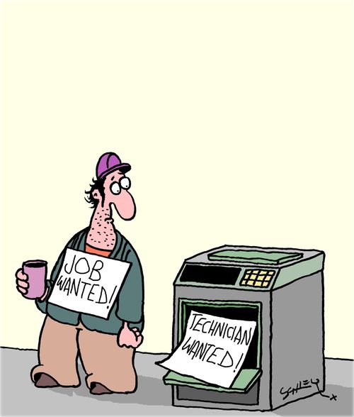Job Wanted/Technician Wanted