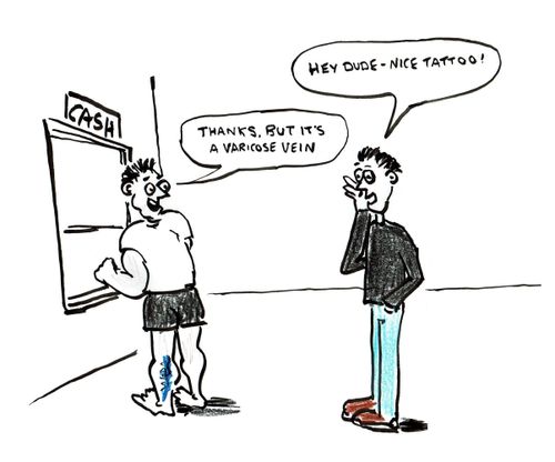 "Hey dude - nice tattoo!"