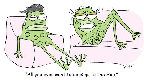 "All you ever want to do is go to the Hop."