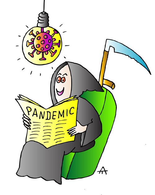 Death reads about the covid pandemic