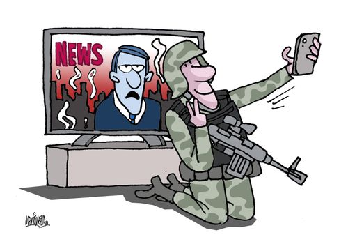 News about wars and genocides