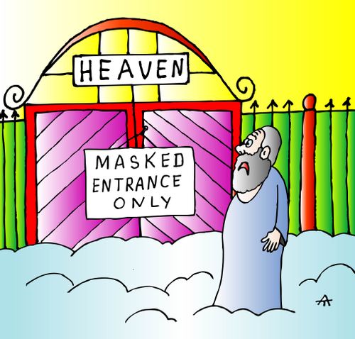 Masked Entrance Only