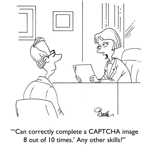 "'Can correctly complete a CAPTCHA image 8 our of 10 times.' Any other skills?"