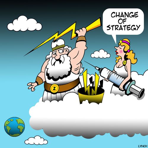 Change of strategy