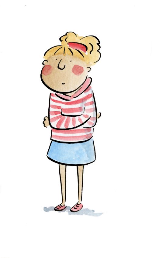 Self-Conscious Girl