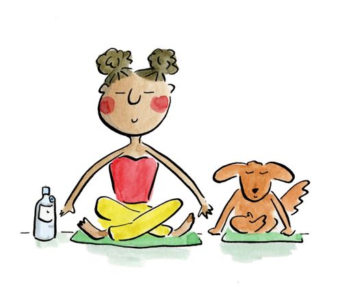 Dog yoga