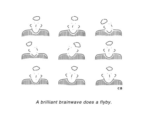 A brilliant brainwave takes a flyby