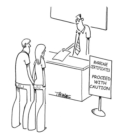 Marriage certificates: proceed with caution