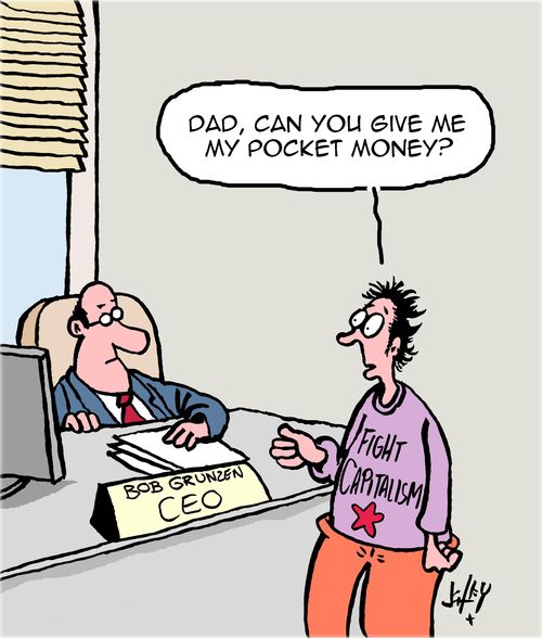Dad, can you give me my pocket money?"