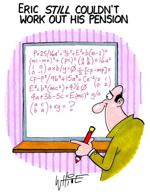 Eric still couldn't work out his pension