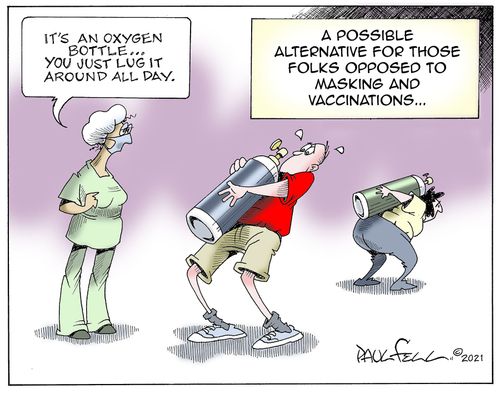 A possible alternative for those folks opposed to masking and vaccinations...