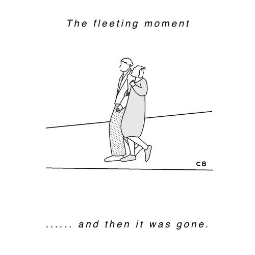 The fleeting moment