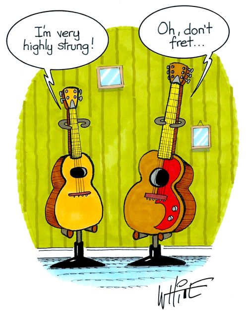 "I'm very highly strung!"
