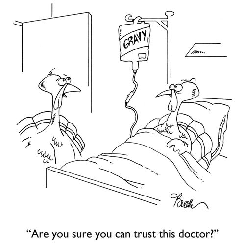 "Are you sure you can trust this doctor?"