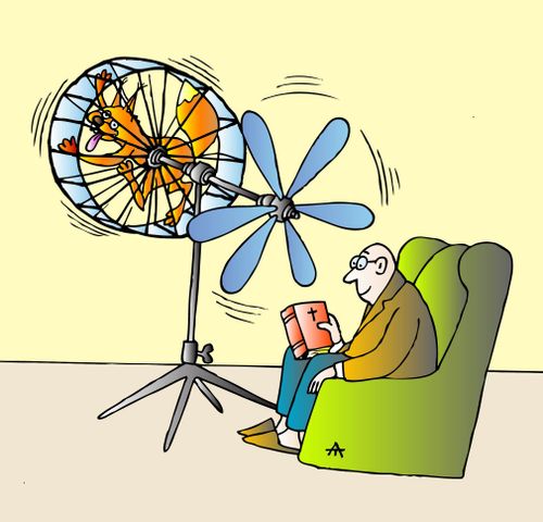 Fox Operated Fan