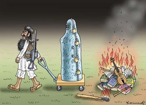 Concerns about the Taliban banning girl's education.
