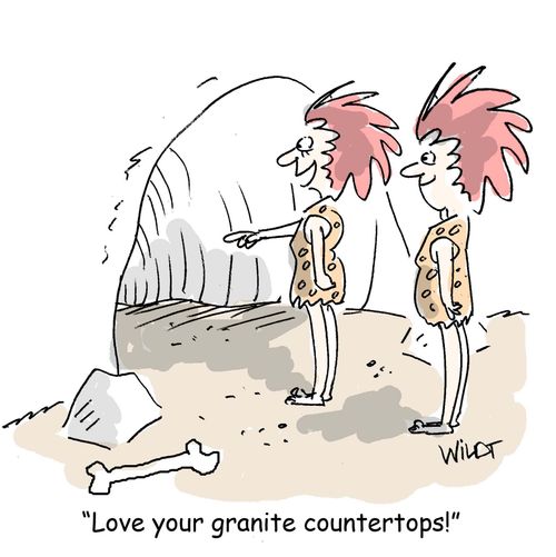 "Love your granite countertops!"