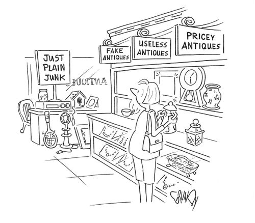 Pricey Antiques. . . Just Plain Junk