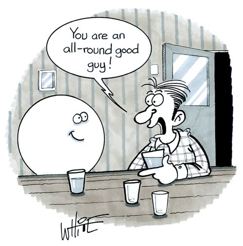 CartoonStock Upload"You are an all-round good guy!"