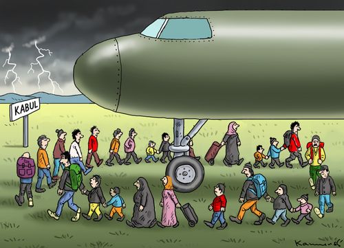 Fleeing Kabul