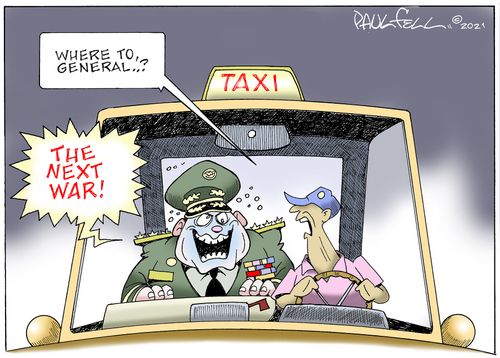 "The next war!"