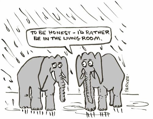 "TO be honest - I'd rather be in the living room."