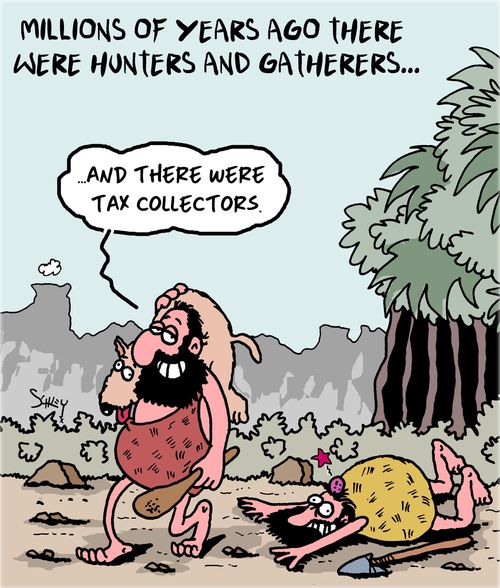 Millions of years ago there were hunters and gatherers...