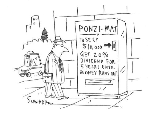 Ponzi-Mat Vending Machine