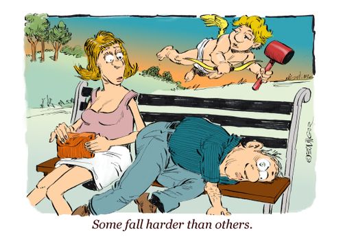 "Some fall harder than others."