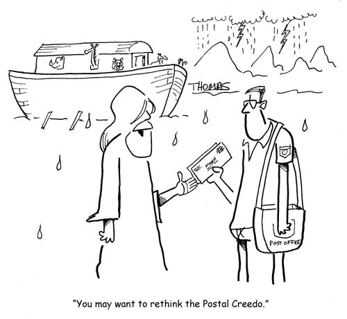 "You may want to rethink the Postal Creedo."