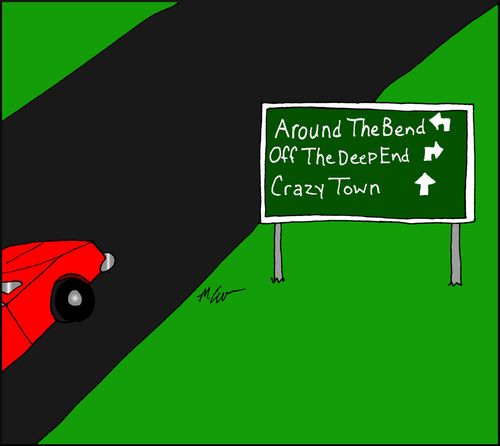 Around the Bend/Off The Deep End/Crazy Town.