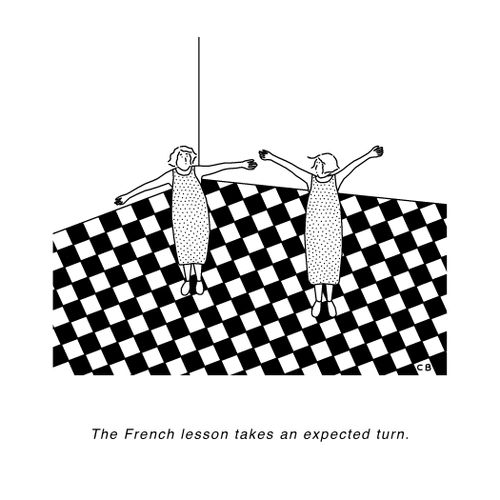 The French lesson takes an expected turn.