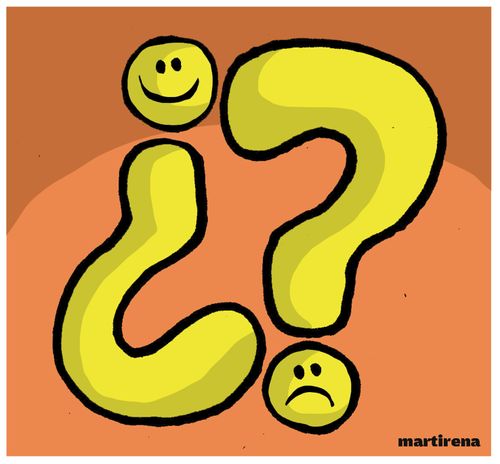 Question marks