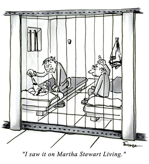 "I saw it on Martha Stewart Living."