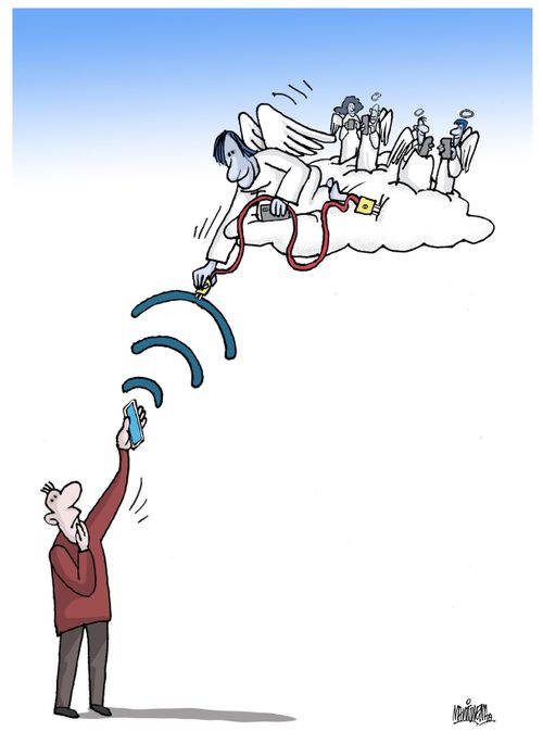 Heavenly internet connection