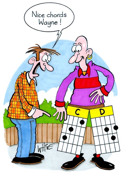 "Nice chords Wayne!"