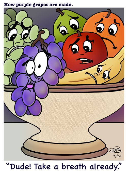 How purple grapes are made